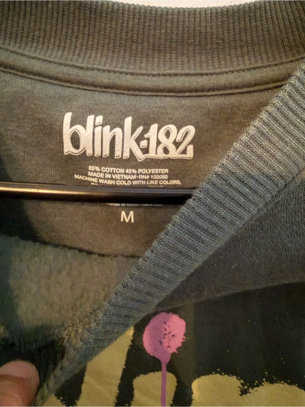 Blink-182 Crappy Punk Rock Since 92 Sweatshirt Size Medium - Picture 5 of 6